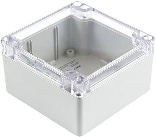 Hammond Electronics 1554 PC CL 1554L2GYCL Universal-Gehäuse Polycarbonat Grau 1 St.