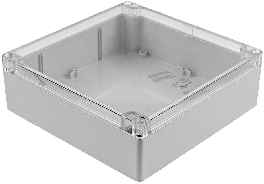 Hammond Electronics 1554 PC CL 1554W2GYCL Universal-Gehäuse Polycarbonat Grau 1St.