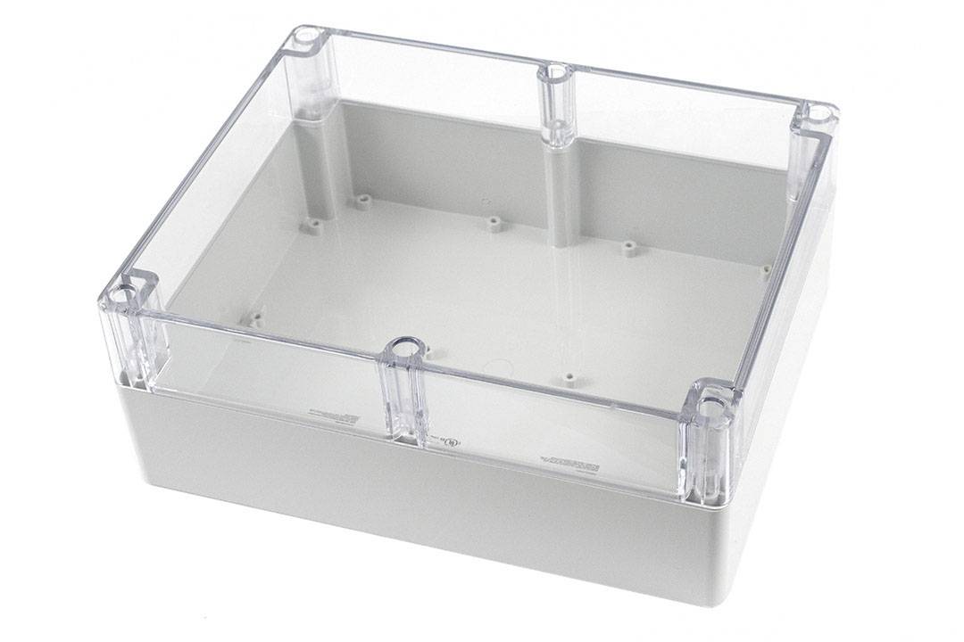 Hammond Electronics 1554 PC CL 1554YA2GYCL Universal-Gehäuse Polycarbonat Grau 1 St.