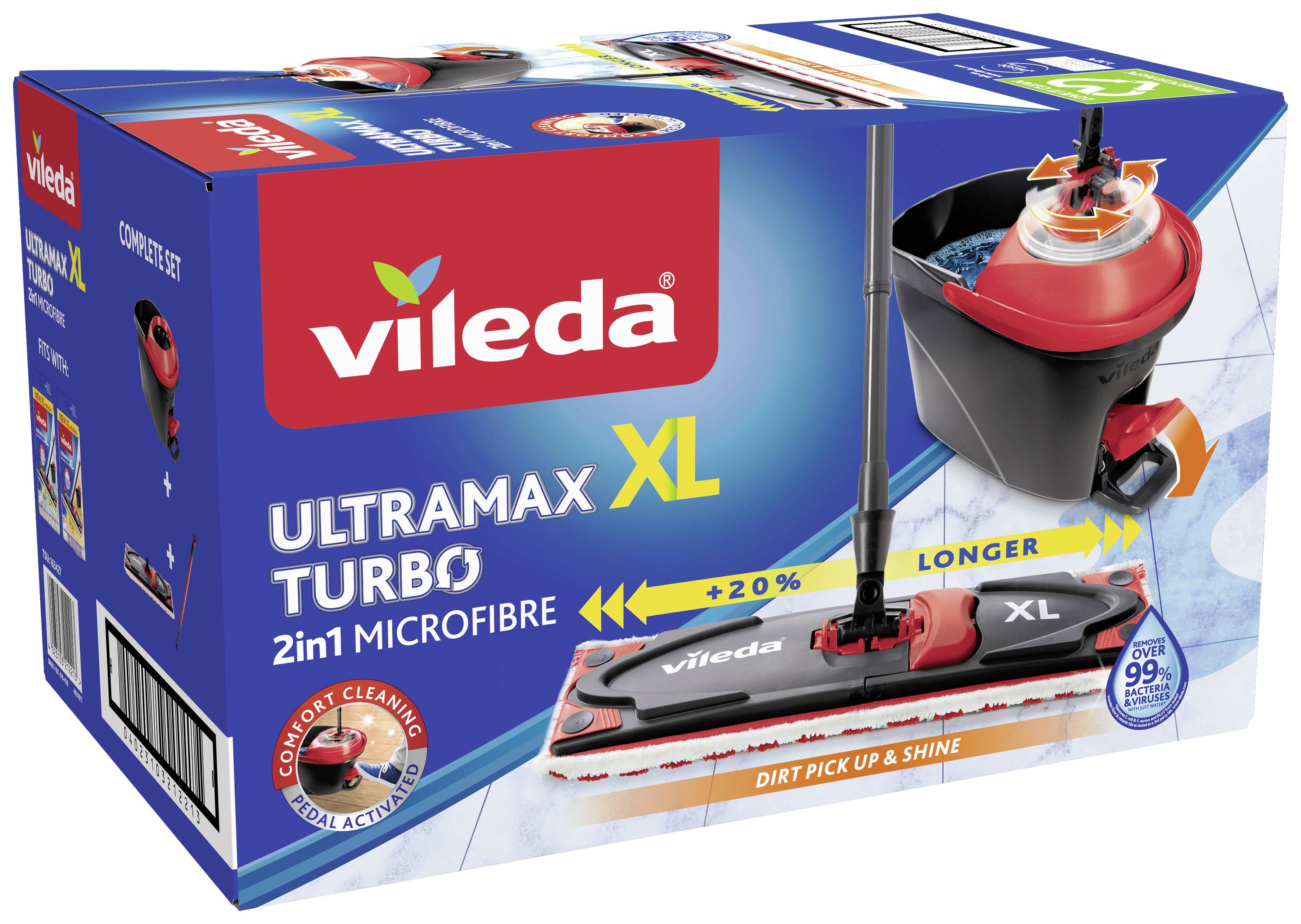 Vileda ULTRAMAX XL TURBO Box Komplett Set 1 St. 161037