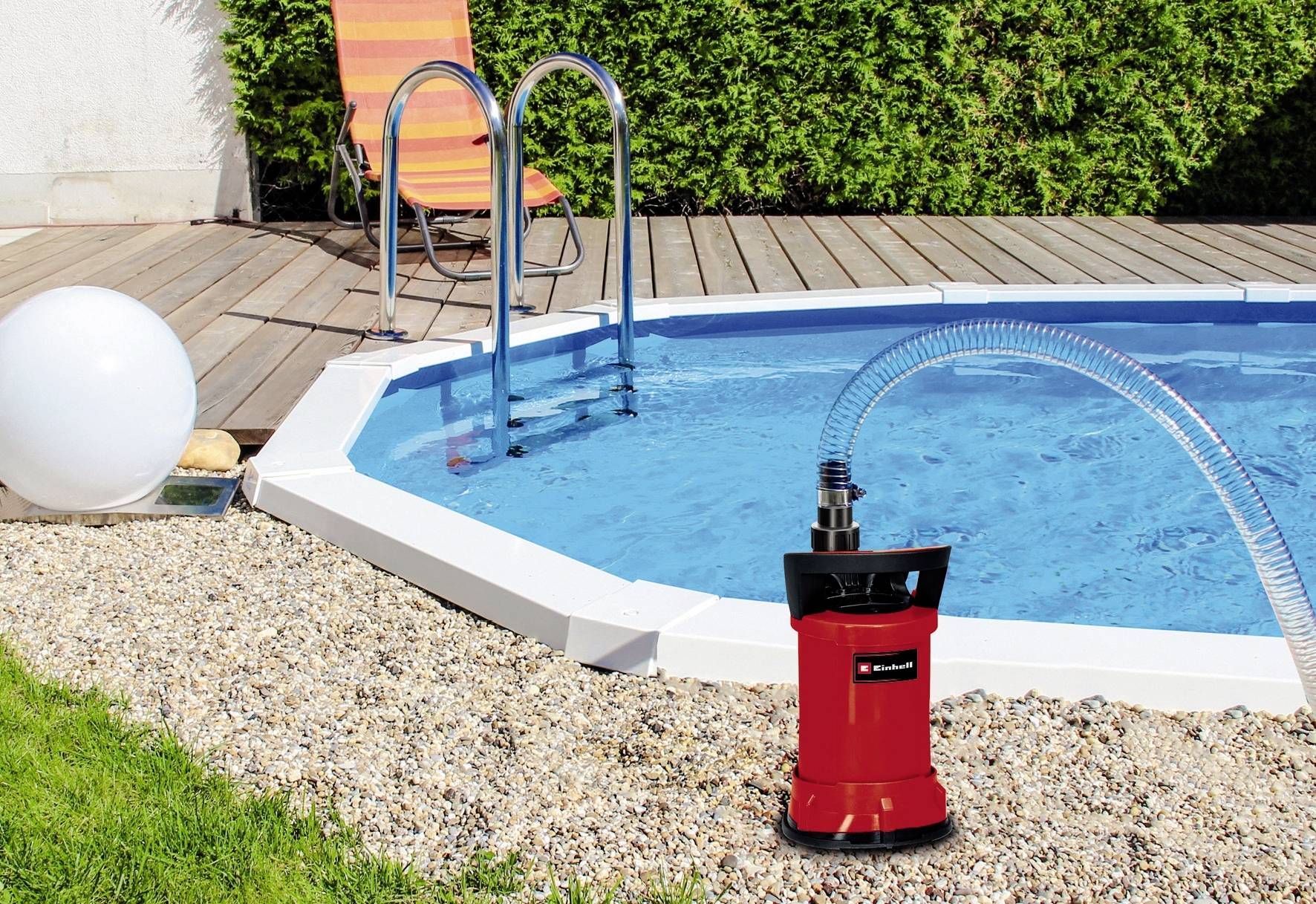 Einhell 4170715 GE-SP 4390 LL ECO Klarwasser-Tauchpumpe 9000 l/h 8 m