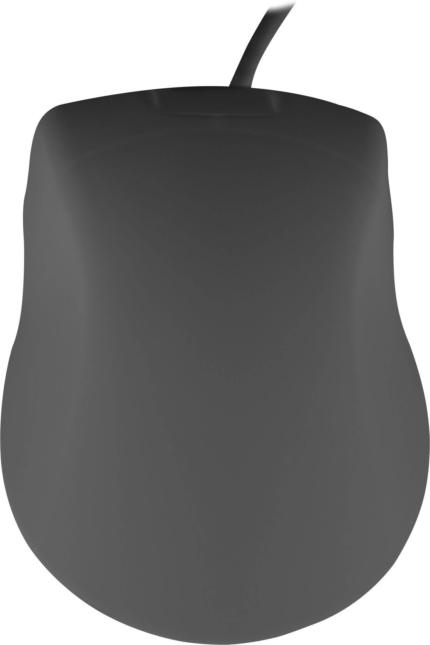 Active Key AK-PMH1 Hygiene-Maus USB Optisch Schwarz 2 Tasten 1000 dpi Geeignet f. Wischdesinfektion nach DGHM/VAH, Silikonmembran vollversiegelt IP