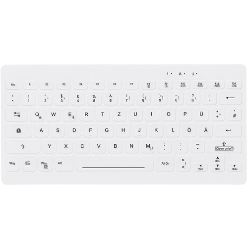 Active Key AK-CB4112F-U1-W/GE USB Hygiene-Tastatur Deutsch, QWERTZ, Windows® Weiß Geeignet f. Wisch