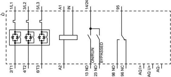 Siemens 3RW5217-1AC04 3RW52171AC04 Sanftstarter Motorleistung bei 400V 18.5kW Motorleistung bei 230V 11kW 200 V, 480V Nennstrom