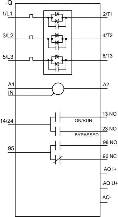 Siemens 3RW5213-3AC14 3RW52133AC14 Sanftstarter Motorleistung bei 400V 5.5kW Motorleistung bei 230V 3kW 200 V, 480V Nennstrom 13A