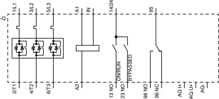 Siemens 3RW5213-3AC14 3RW52133AC14 Sanftstarter Motorleistung bei 400V 5.5kW Motorleistung bei 230V 3kW 200 V, 480V Nennstrom 13A