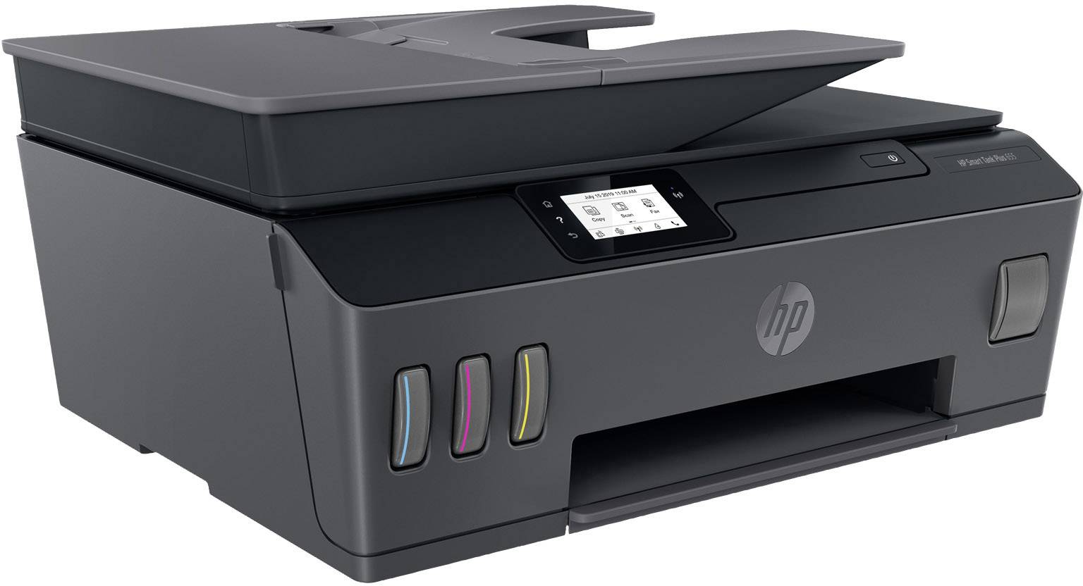 HP Smart Tank Plus 655 Multifunktionsdrucker Tintenstrahl Farbe A4 Drucker, Scanner, Kopierer, Fax ADF, Bluetooth®, Tintentank-System, USB, WLAN