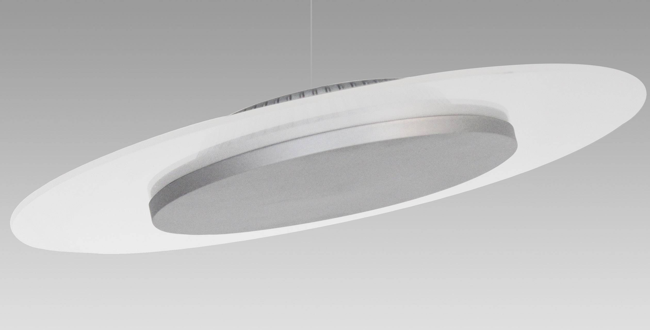 mlight Jade 81-4071 Deckenleuchte, Wandleuchte EEK: F (A - G) 18 W LED Weiß, Grau