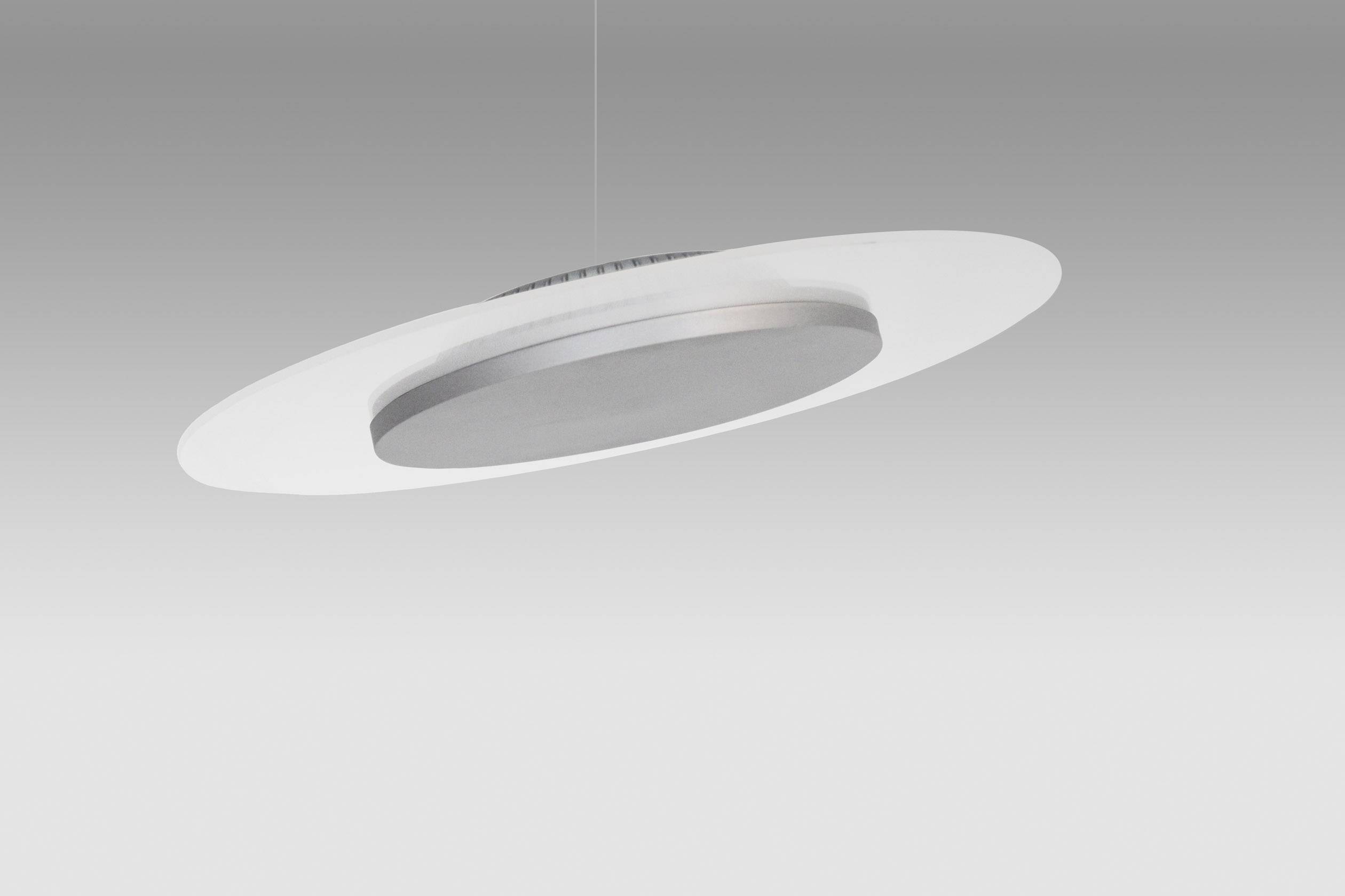 Mlight Jade 81-4071 Deckenleuchte, Wandleuchte EEK: F (A - G) 18W LED Weiß, Grau