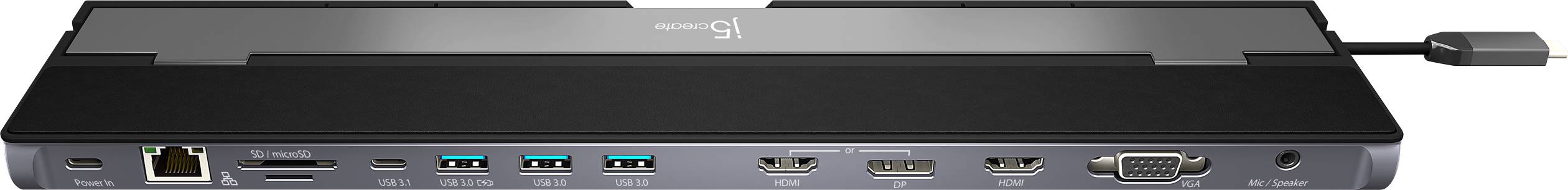 J5create USB-C™ Notebook Dockingstation Passend für Marke: Universal inkl. Ladefunktion