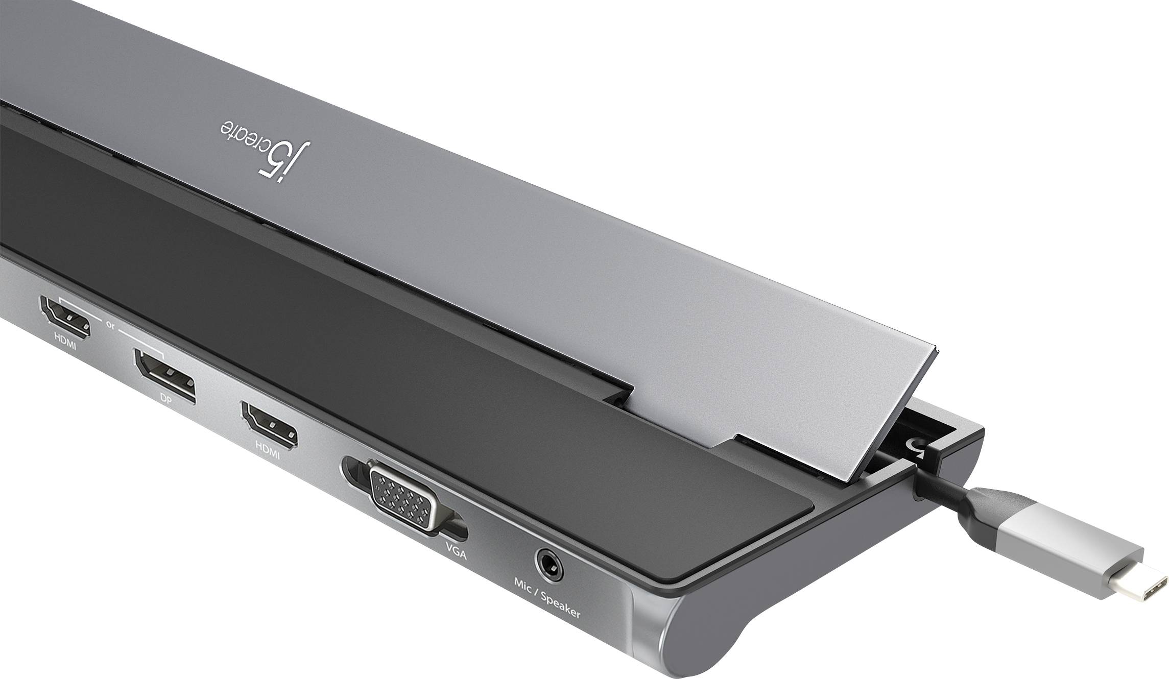 J5create USB-C™ Notebook Dockingstation Passend für Marke: Universal inkl. Ladefunktion