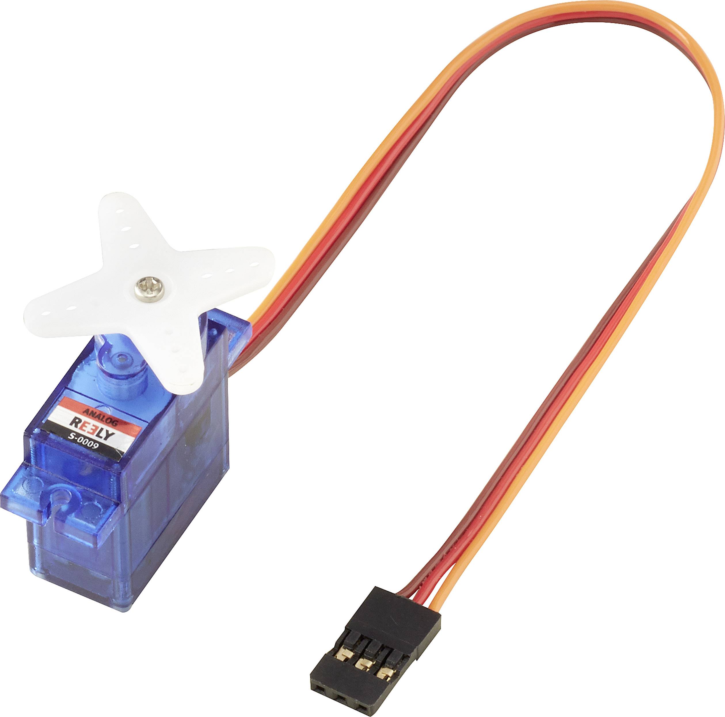 Reely Micro-Servo S-0009 Analog-Servo Getriebe-Material: Plastik Stecksystem: JR