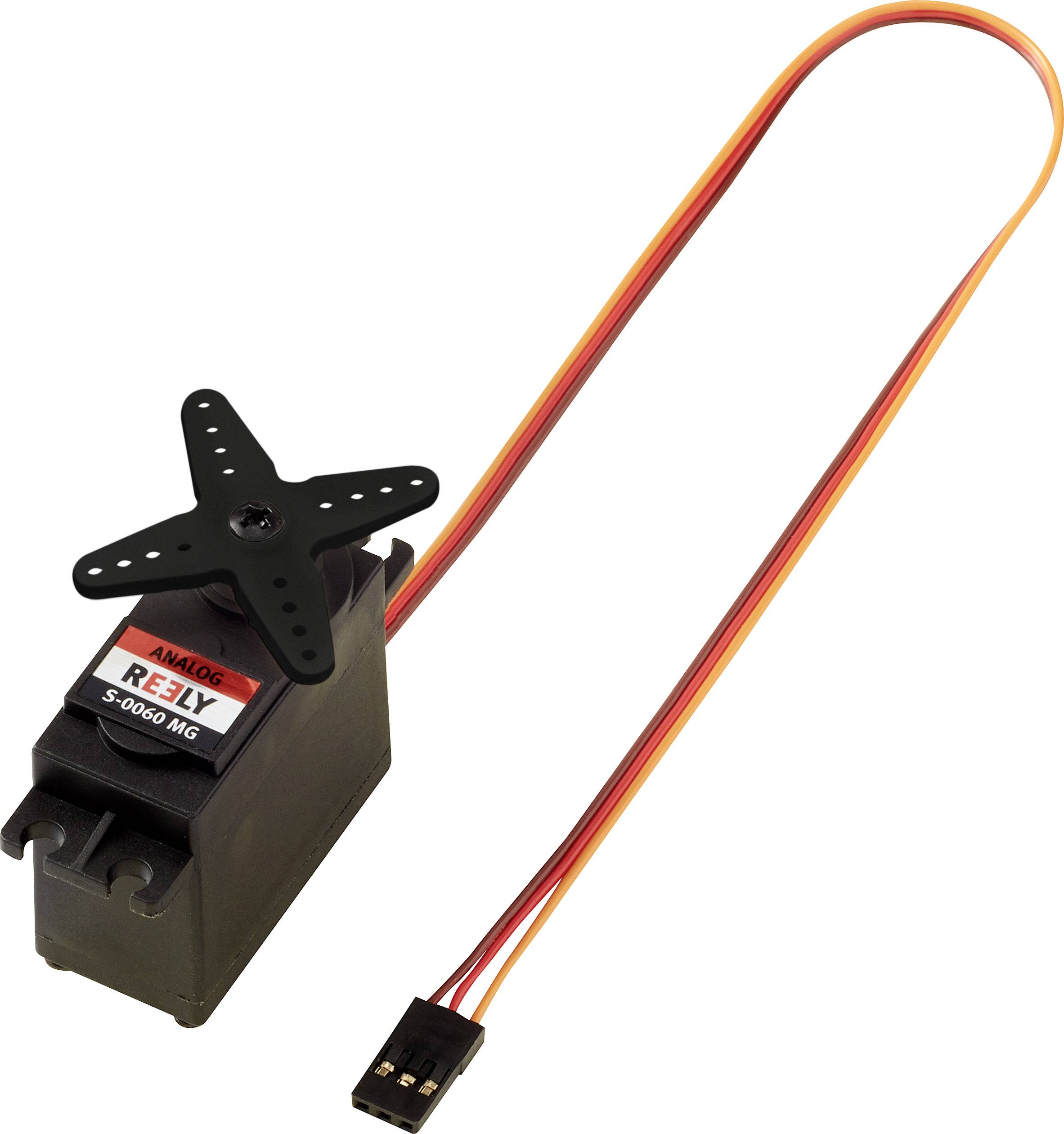 Reely Standard-Servo S-0060 MG Analog-Servo Getriebe-Material: Metall Stecksystem: JR