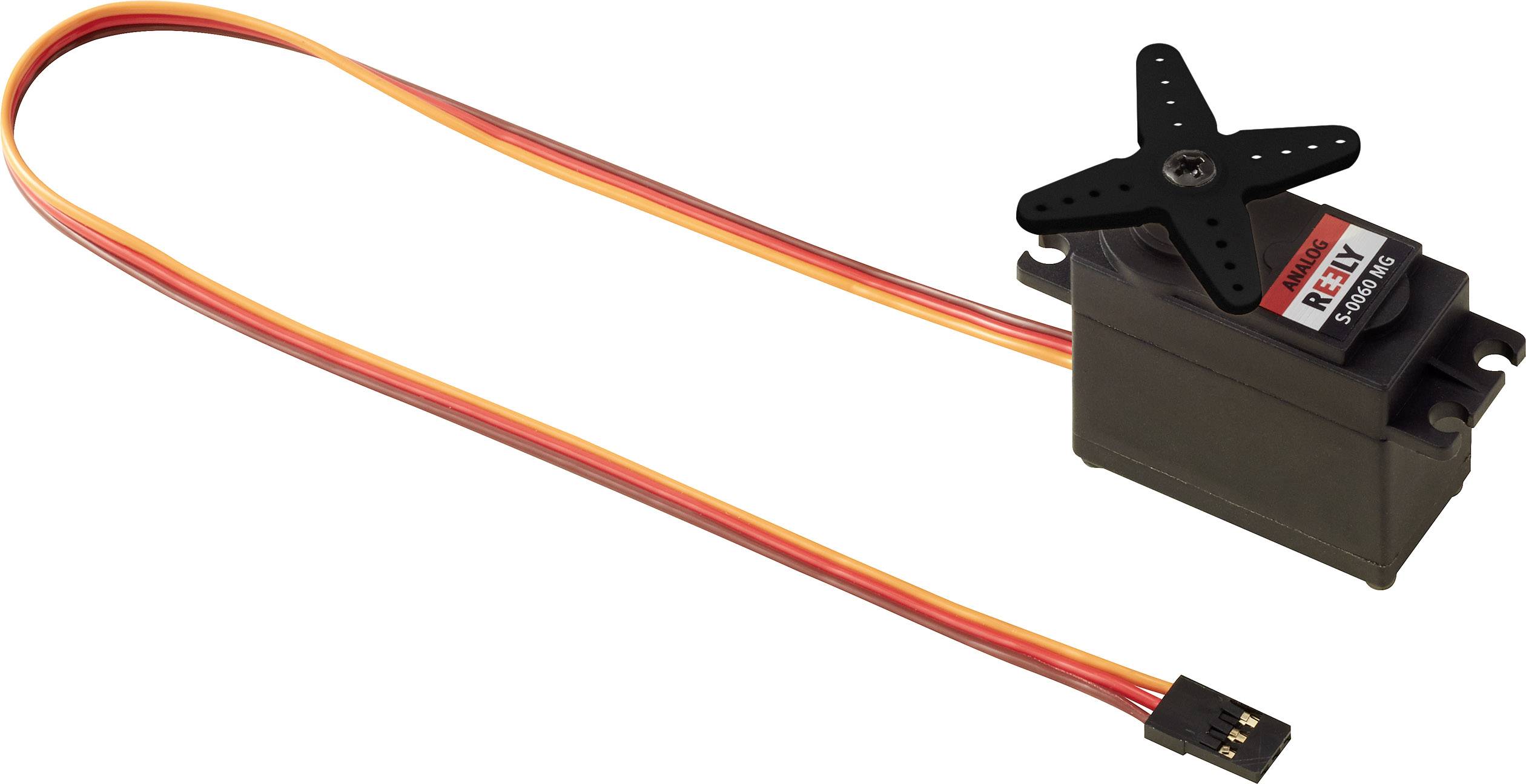 Reely Standard-Servo S-0060 MG Analog-Servo Getriebe-Material: Metall Stecksystem: JR