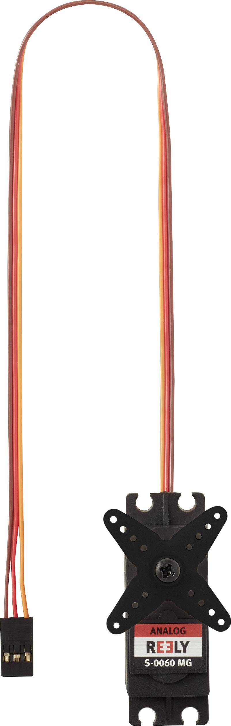 Reely Standard-Servo S-0060 MG Analog-Servo Getriebe-Material: Metall Stecksystem: JR