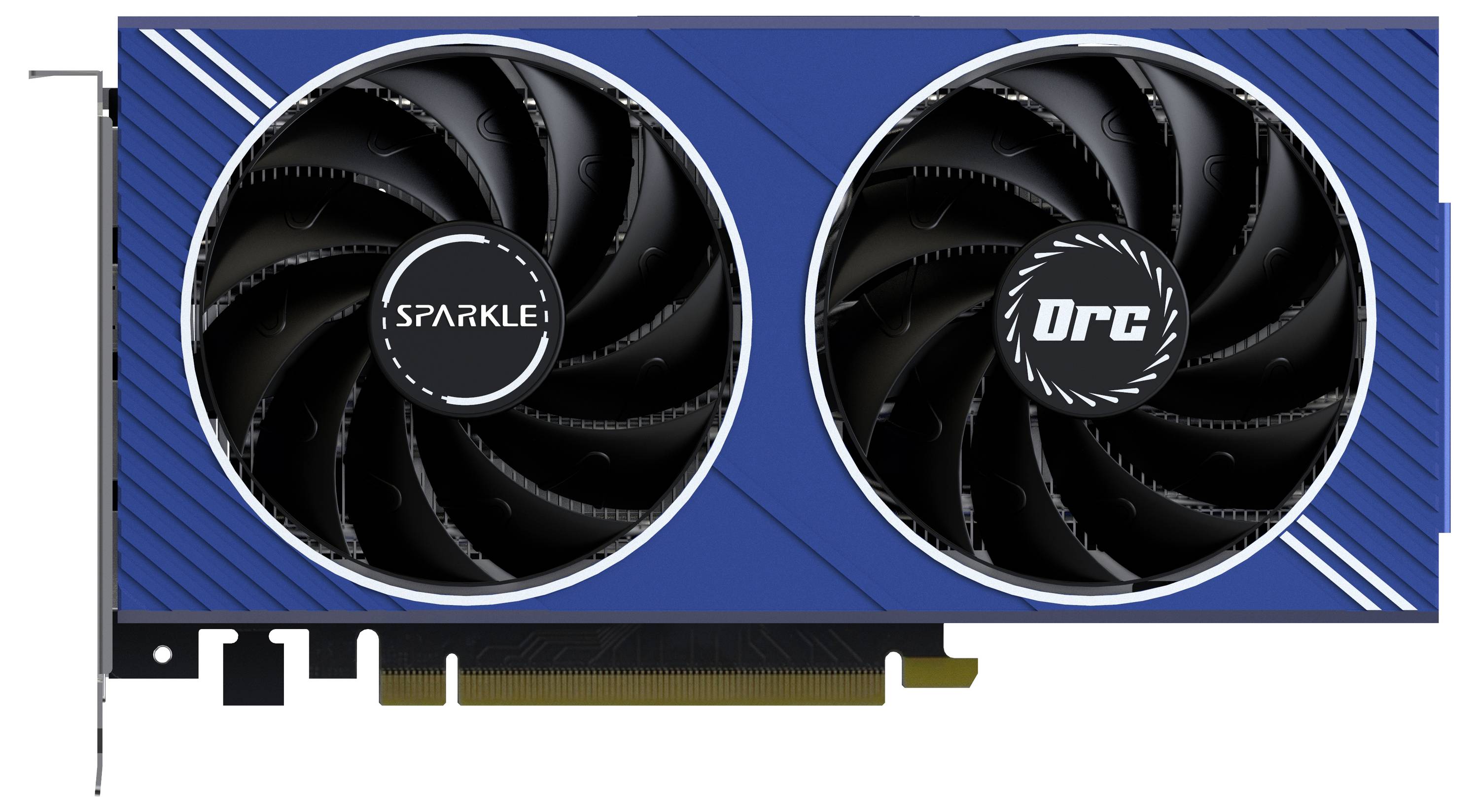 Sparkle Grafikkarte Intel Arc™ A750 ORC OC 8GB GDDR6-RAM PCIe x16 HDMI®, DisplayPort RGB Beleuchtung, Übertaktet / Overclocked