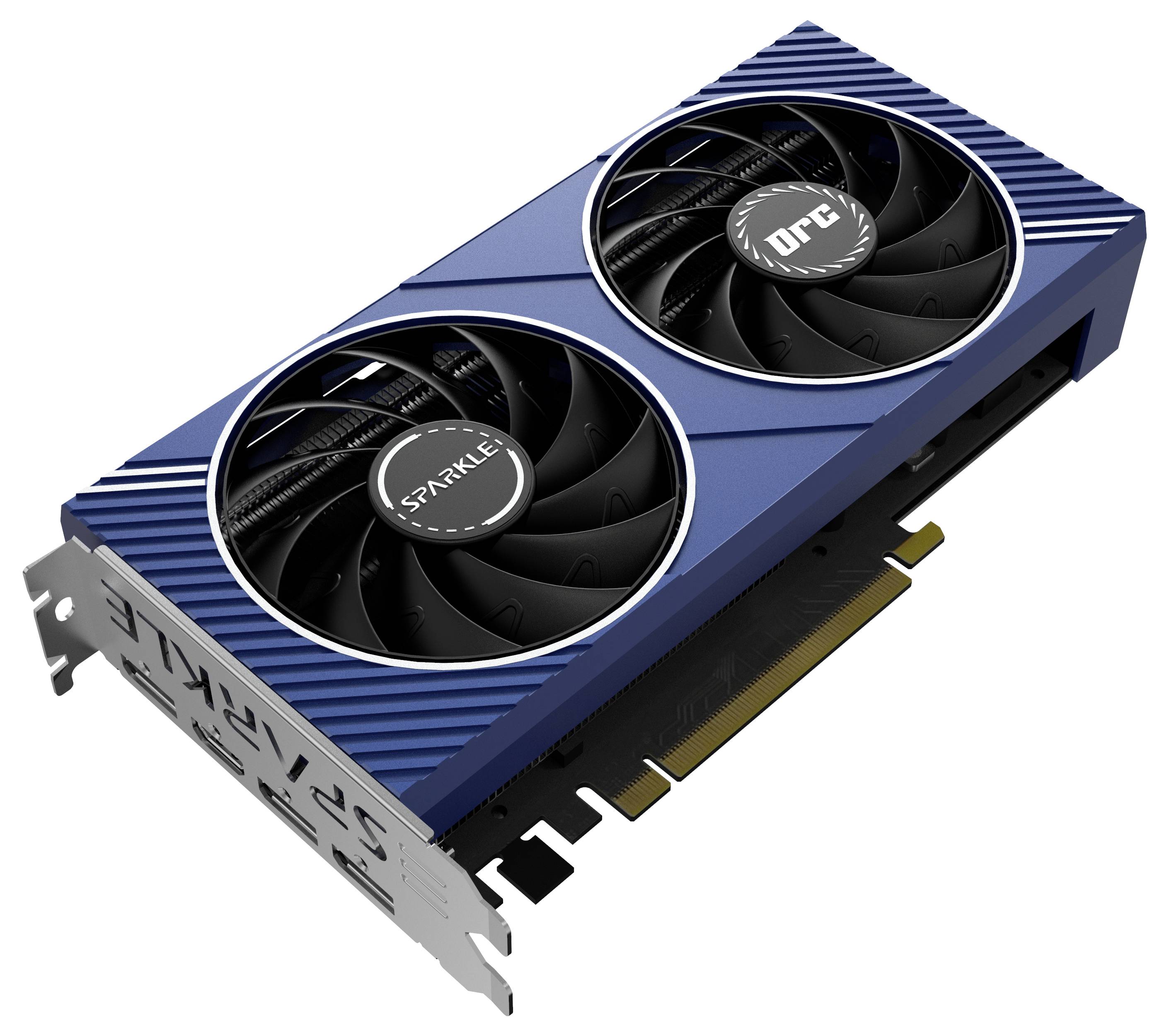 Sparkle Grafikkarte Intel Arc™ A750 ORC OC 8GB GDDR6-RAM PCIe x16 HDMI®, DisplayPort RGB Beleuchtung, Übertaktet / Overclocked