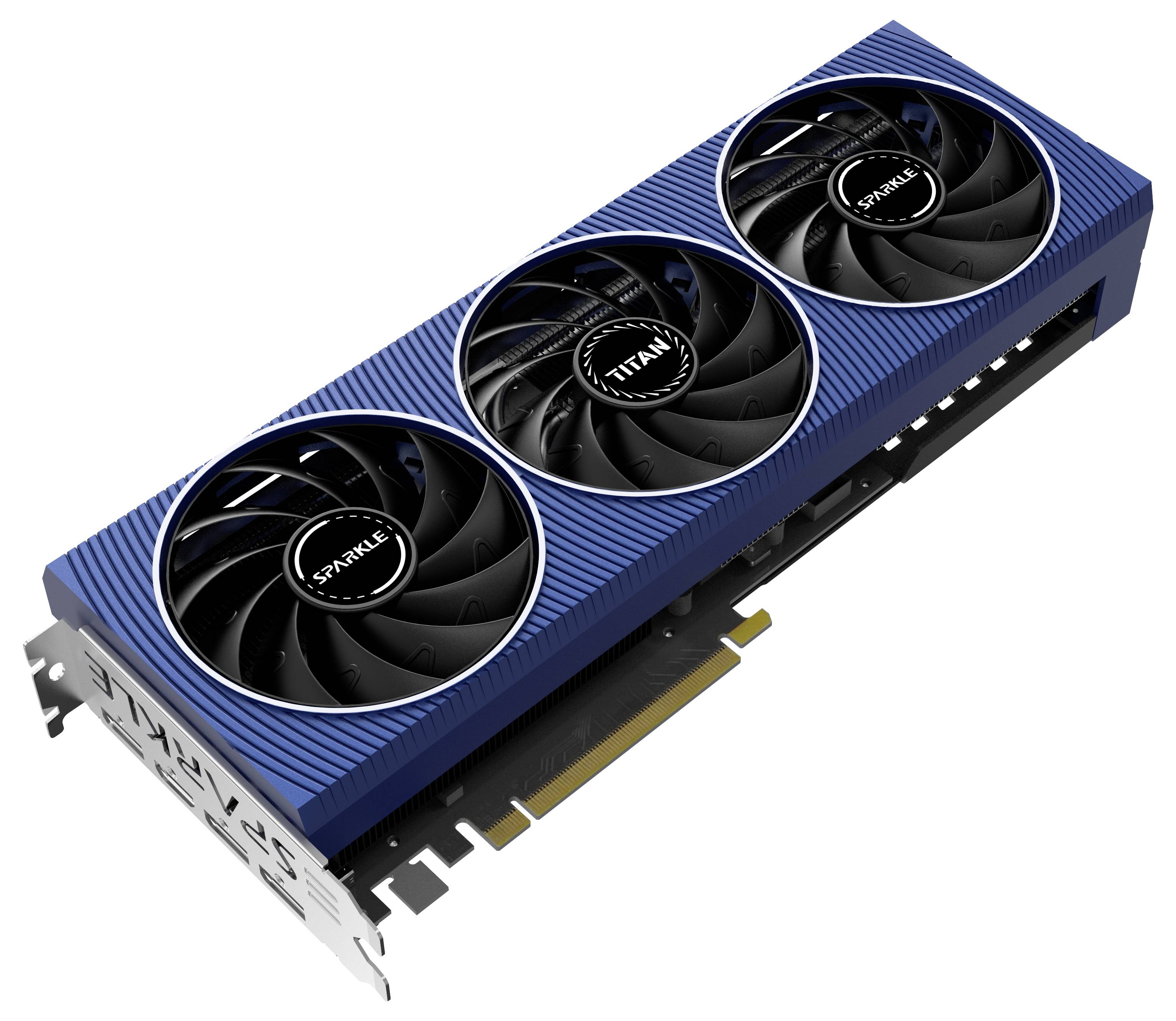 Sparkle Grafikkarte Intel Arc™ A770 TITAN OC 16GB GDDR6-RAM PCIe x16 HDMI®, DisplayPort RGB Beleuchtung, Übertaktet / Overclocked