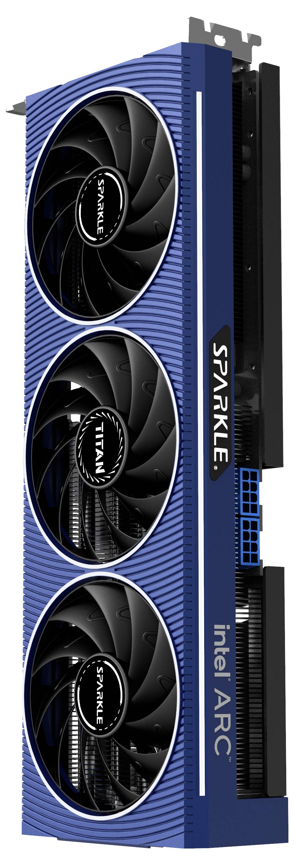 Sparkle Grafikkarte Intel Arc™ A770 TITAN OC 16GB GDDR6-RAM PCIe x16 HDMI®, DisplayPort RGB Beleuchtung, Übertaktet / Overclocked