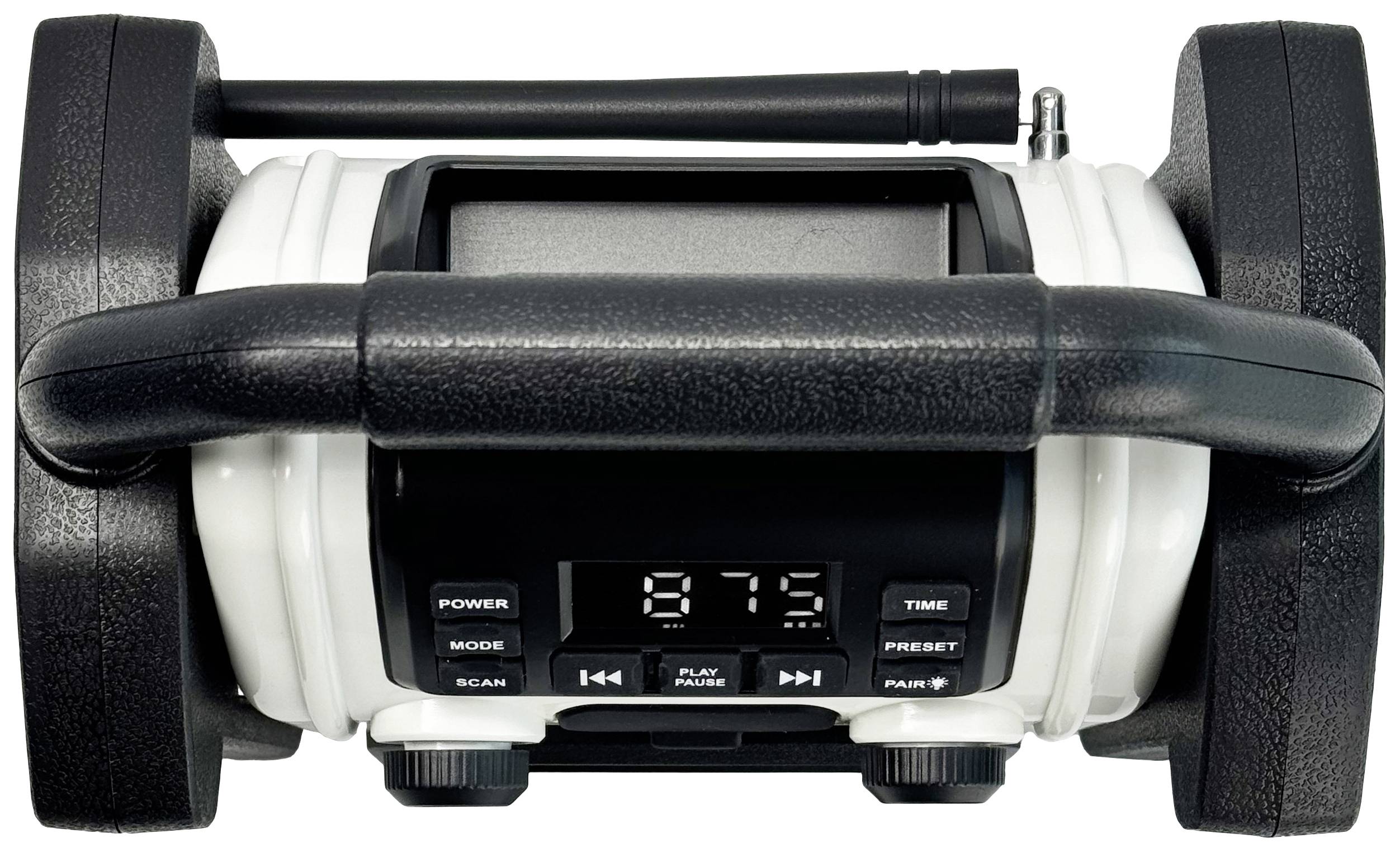 Silva Schneider BR 230 BT offwhite Baustellenradio FM USB, Bluetooth® Weckfunktion, Akku-Ladefunktion, wiederaufladbar