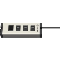 Ehmann USB Multilader 6-Port 6,3 A USB Ladestation 6x USB-A USB PD Aluminium, Schwarz Innenbereich Ehmann USB Multilader 6-Port 6,3 A USB Ladestation 6x USB-A USB PD Aluminium, Schwarz Innenbereich