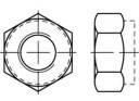TOOLCRAFT 985T08 TO-6609087 Sechskant-Mutter M8 DIN 934 Titan 1St.