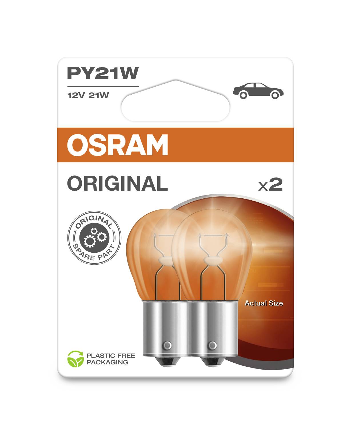 Osram Automotive 4062172396349 Signal Leuchtmittel Original Line PY21W 21W 12V