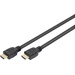 Digitus HDMI Anschlusskabel HDMI-A Stecker, HDMI-A Stecker 3.00 m Schwarz AK-330124-030-S vergoldet