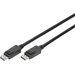 Câble de raccordement Digitus DisplayPort Fiche mâle DisplayPort, Fiche mâle DisplayPort 3.00 m noir AK-340106-030-S contact