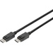 Câble de raccordement Digitus DisplayPort Fiche mâle DisplayPort, Fiche mâle DisplayPort 5.00 m noir AK-340106-050-S contact
