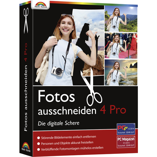Markt & Technik Fotos ausschneiden 4 PRO version complète, 1 licence Windows Logiciel de retouche photo