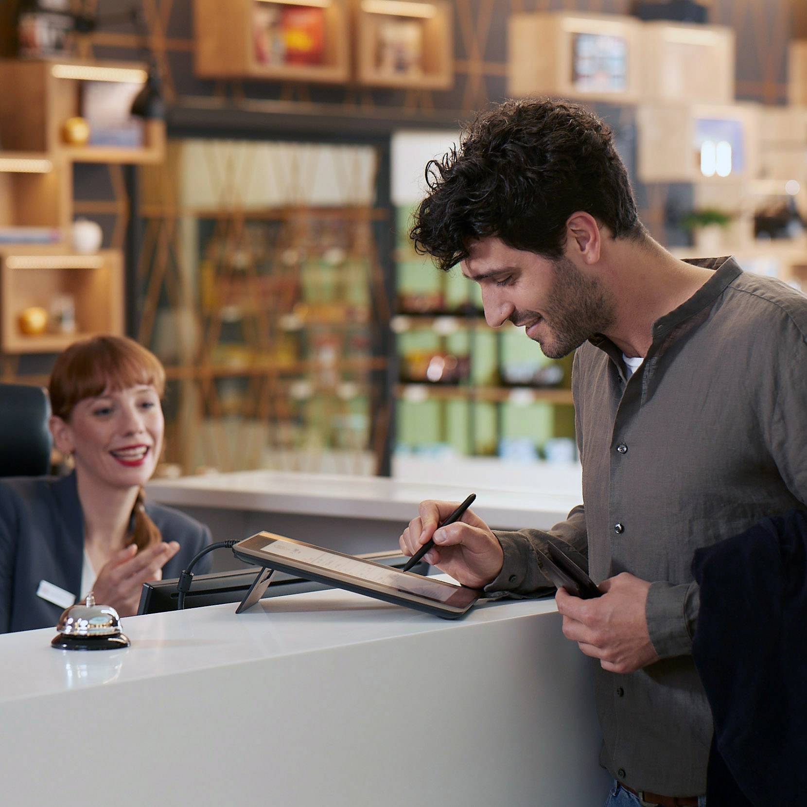 Wacom DTH-1152 Pen & Touch Display USB Stift-Display, Unterschriften-Pad Schwarz