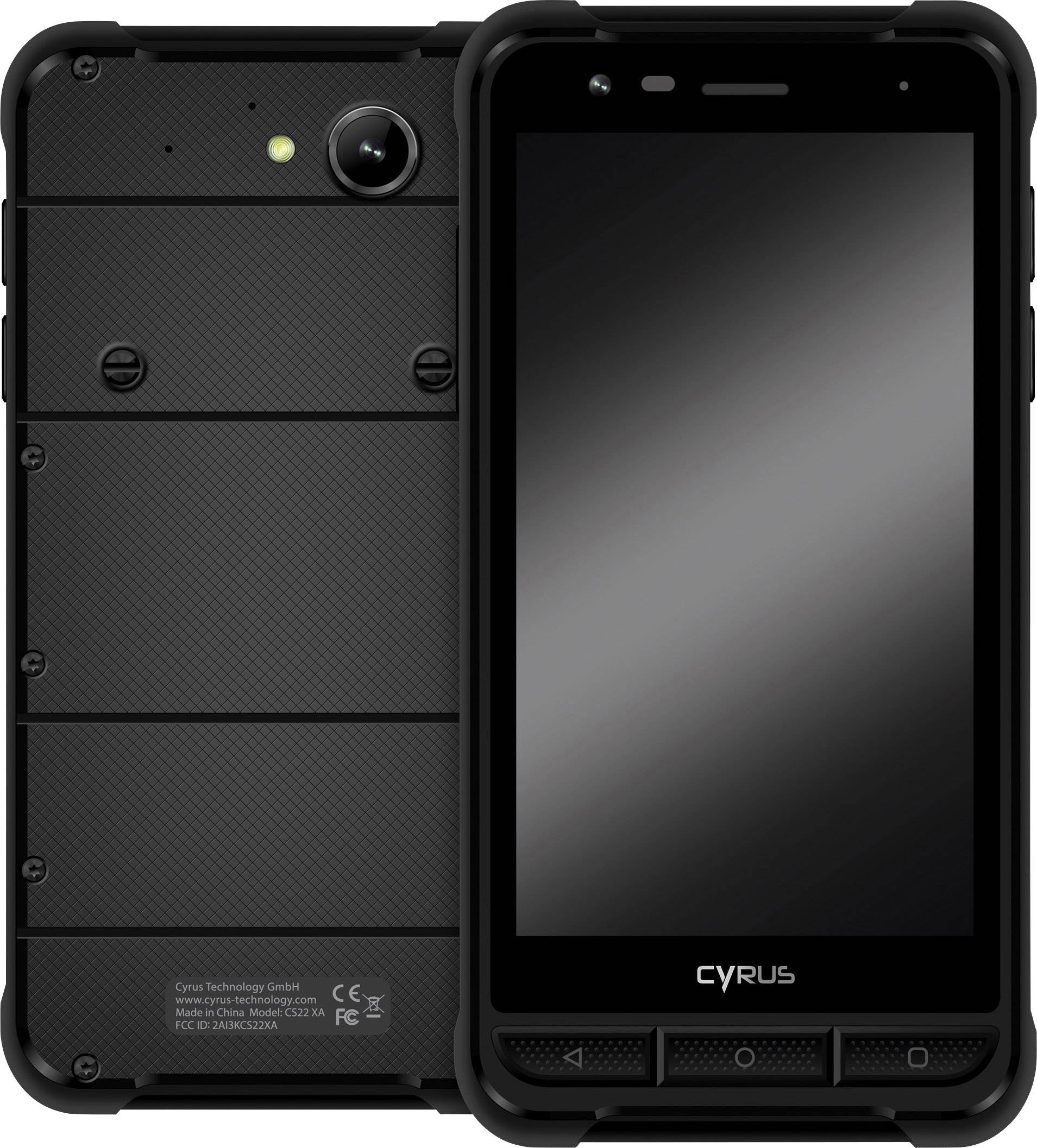 Cyrus CS22XA Outdoor Smartphone 16GB 11.9cm (4.7 Zoll) Schwarz Android™ 9.0 Dual-SIM