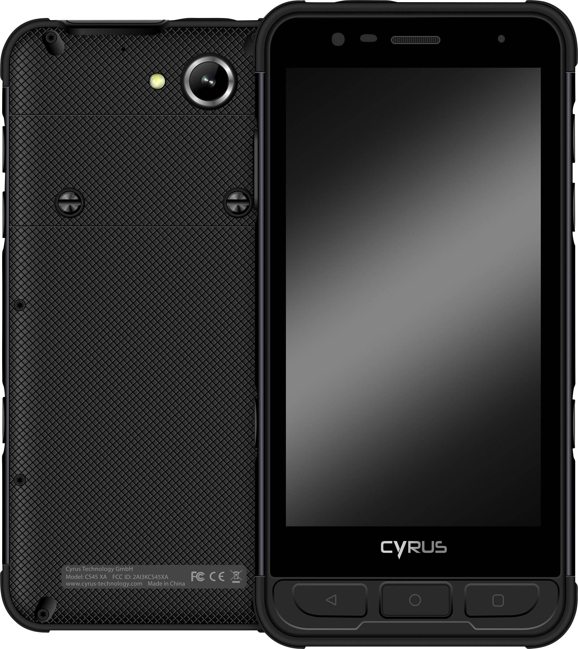 Cyrus CS45XA Outdoor Smartphone 64GB 12.7cm (5 Zoll) Schwarz Android™ 9.0 Dual-SIM