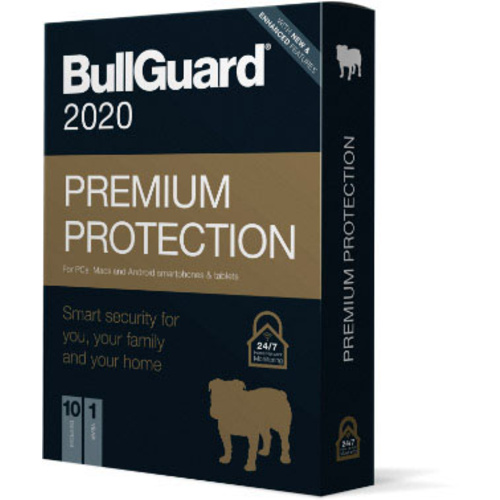 Bullguard Premium Protection 2020 5U Jahreslizenz, 5 Lizenzen Windows, Mac, Android Sicherheits-Sof