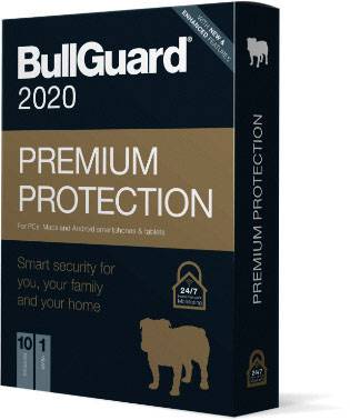 Bullguard Premium Protection 2020 5U Jahreslizenz, 5 Lizenzen Windows, Mac, Android Sicherheits-Software