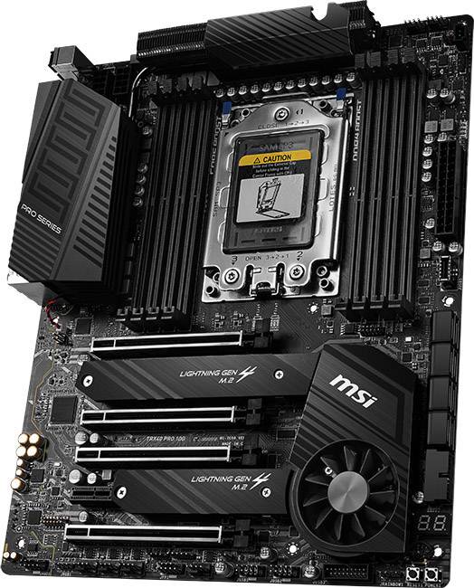 MSI TRX40 Pro 10G Mainboard Sockel AMD AM4 Formfaktor ATX Mainboard-Chipsatz AMD® TRX40