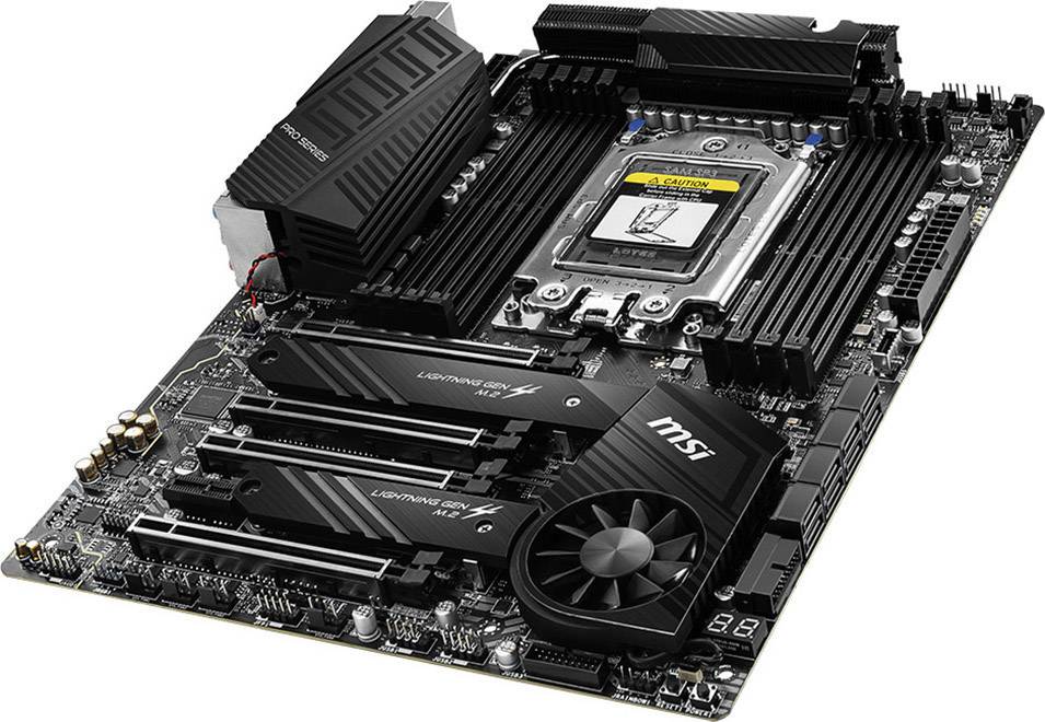 MSI TRX40 Pro 10G Mainboard Sockel AMD AM4 Formfaktor ATX Mainboard-Chipsatz AMD® TRX40