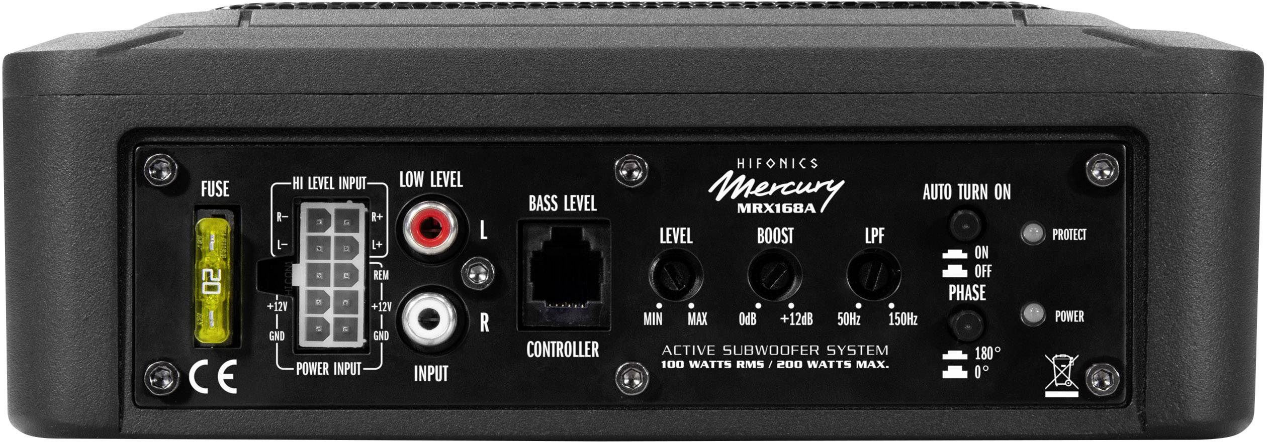 Hifonics MRX-168A Auto-Subwoofer aktiv 200 W