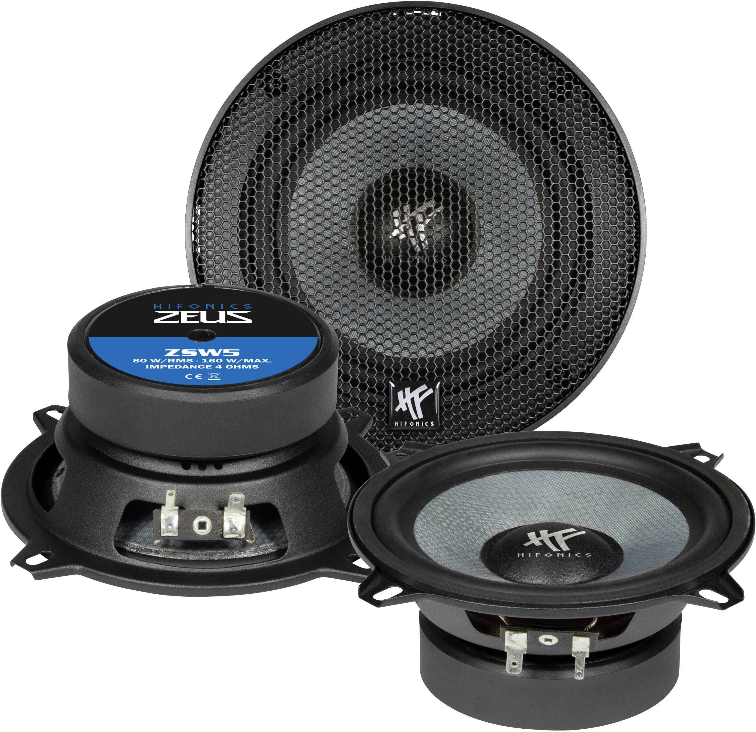 Hifonics ZSW-5 2-Wege Einbau-Lautsprecher 160 W Inhalt: 1 St.
