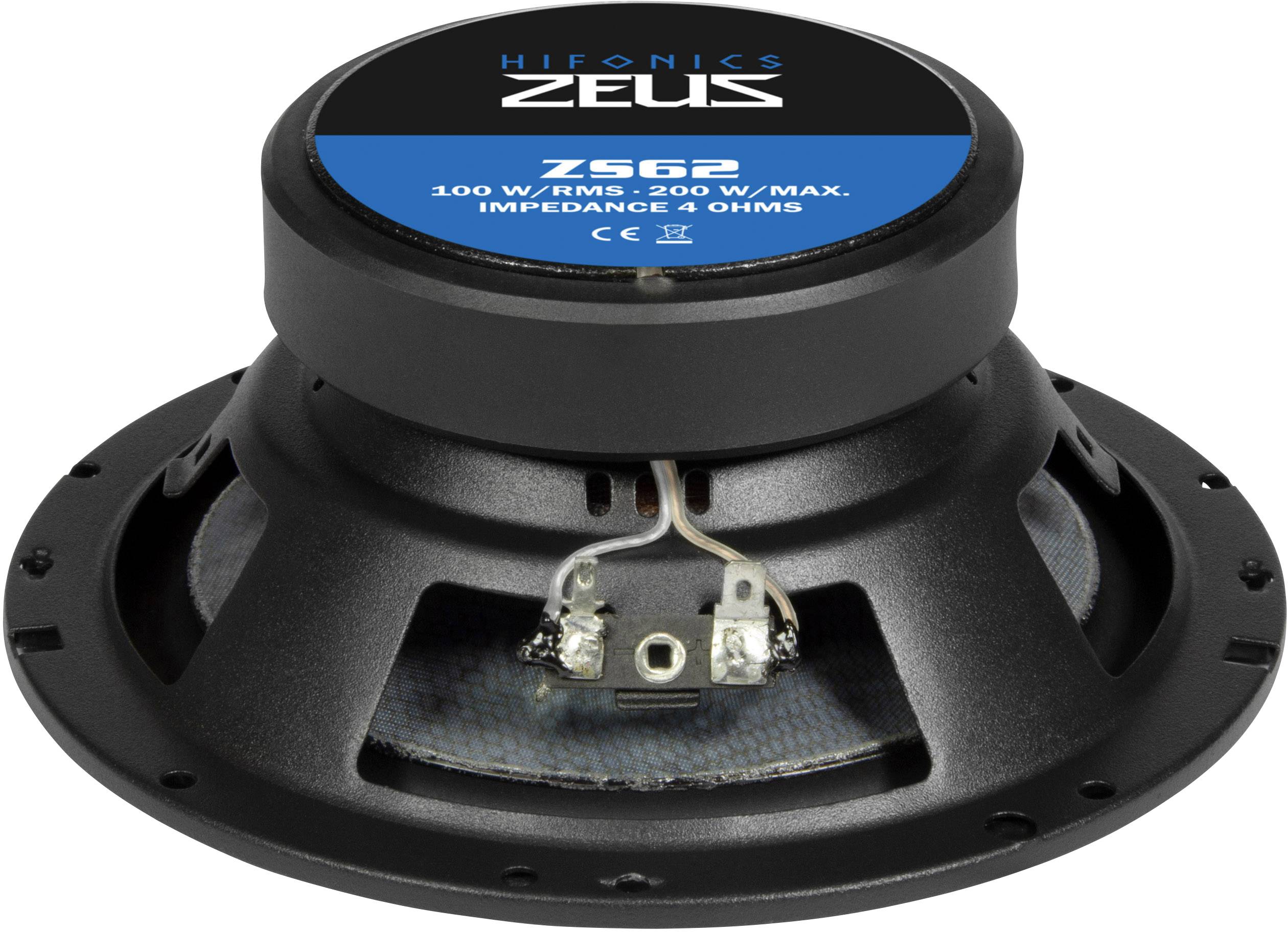 Hifonics ZS-62 2-Wege Einbau-Lautsprecher 200 W Inhalt: 1 St.