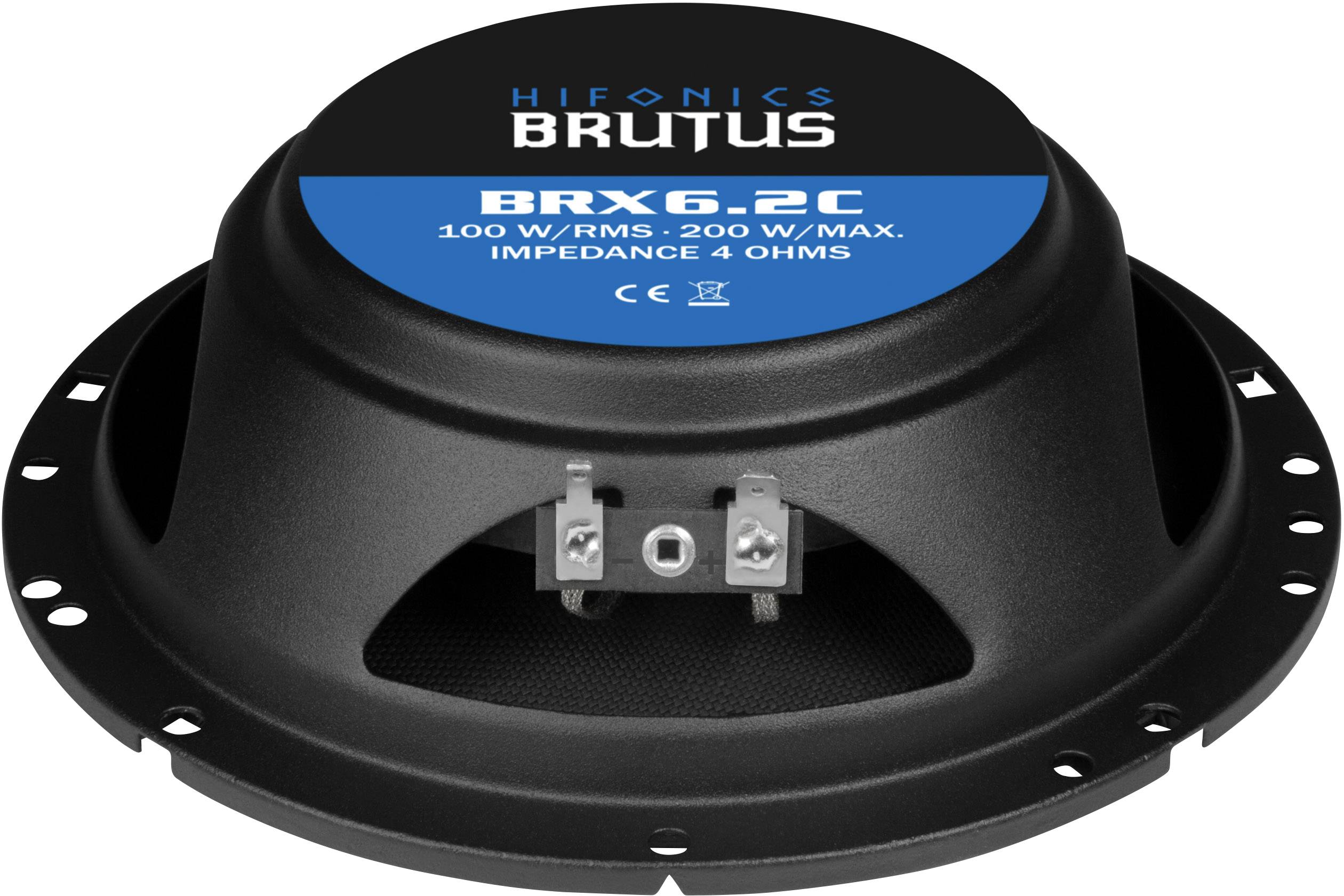 Hifonics BRX-6.2C 2-Wege Einbau-Lautsprecher 200W Inhalt: 1St.