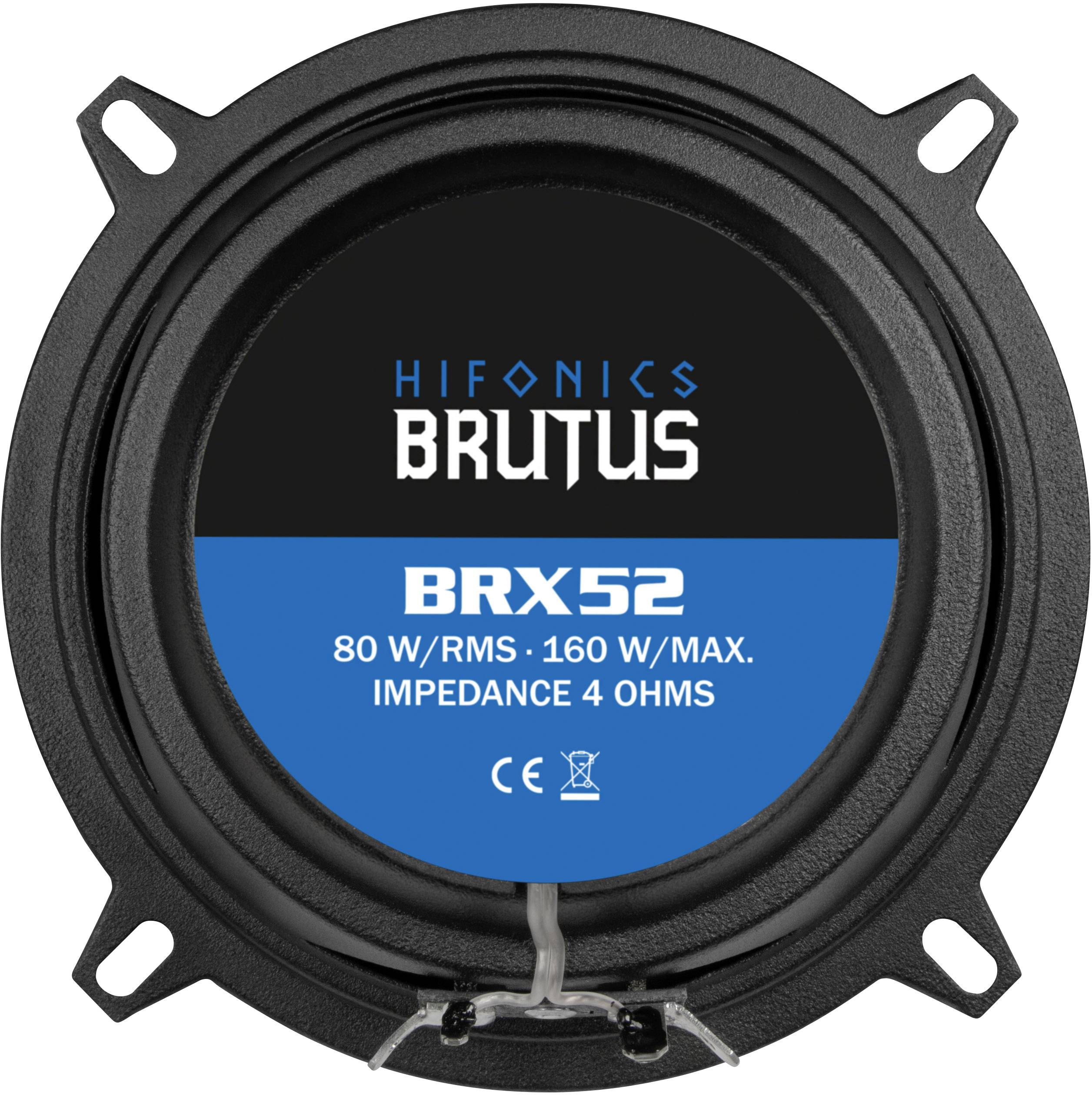 Hifonics BRX-52 2-Wege Einbau-Lautsprecher 160 W Inhalt: 1 St.