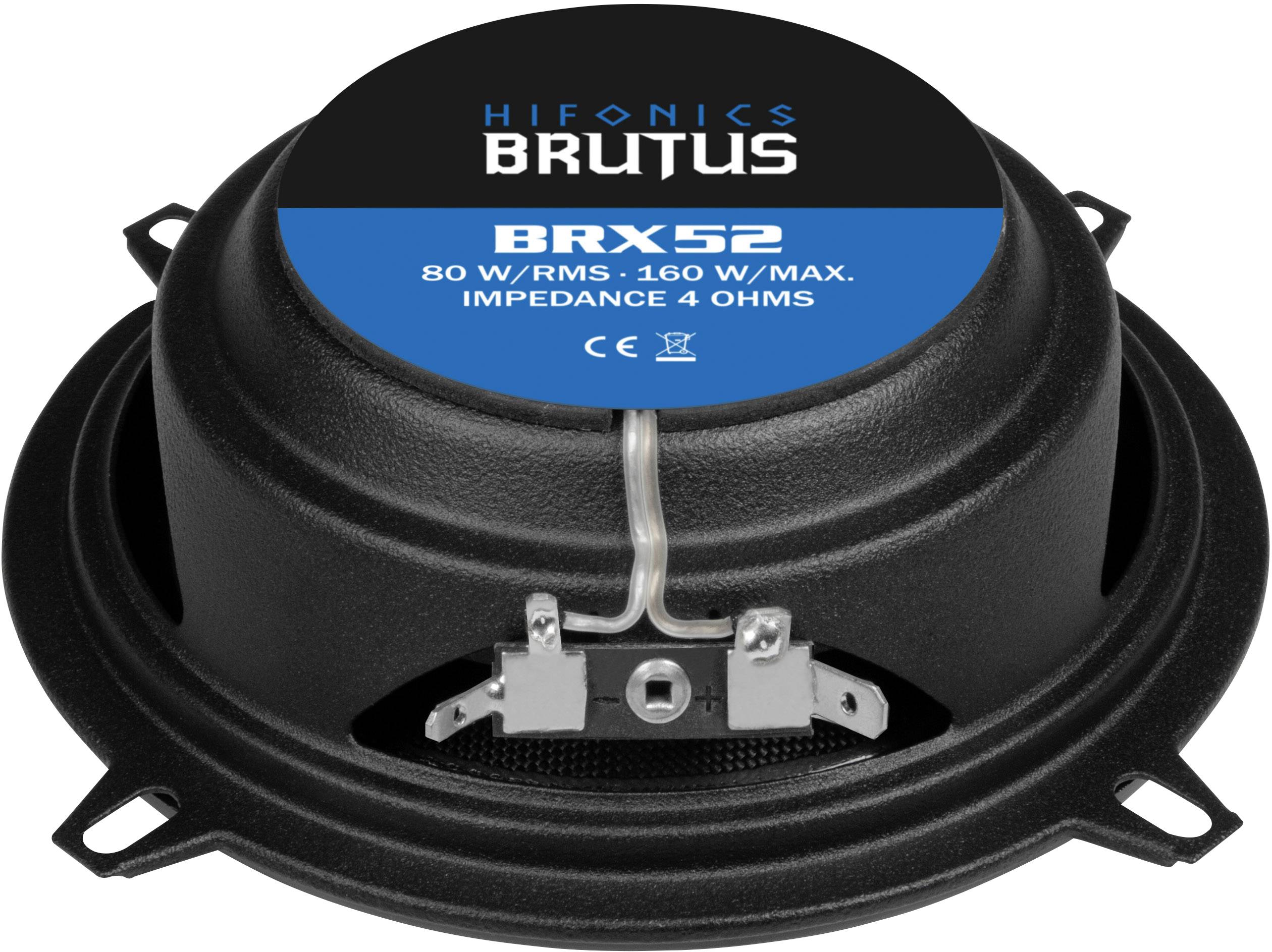 Hifonics BRX-52 2-Wege Einbau-Lautsprecher 160 W Inhalt: 1 St.