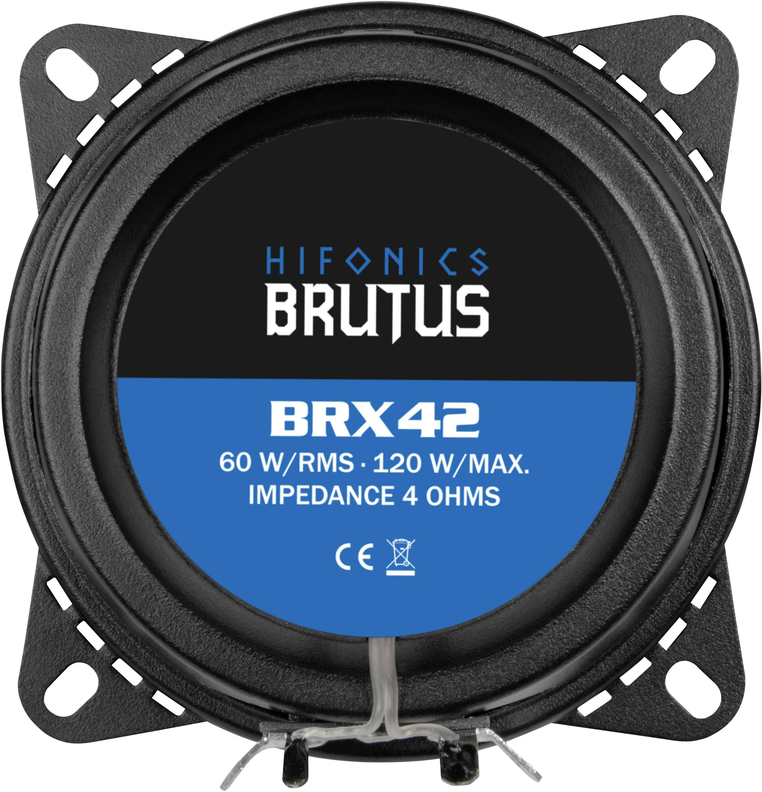 Hifonics BRX-42 2-Wege Einbau-Lautsprecher 120 W Inhalt: 1 St.
