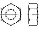 TOOLCRAFT 934T06,0 TO-6608982 Sechskant-Mutter M6 DIN 934 Titan 1St.
