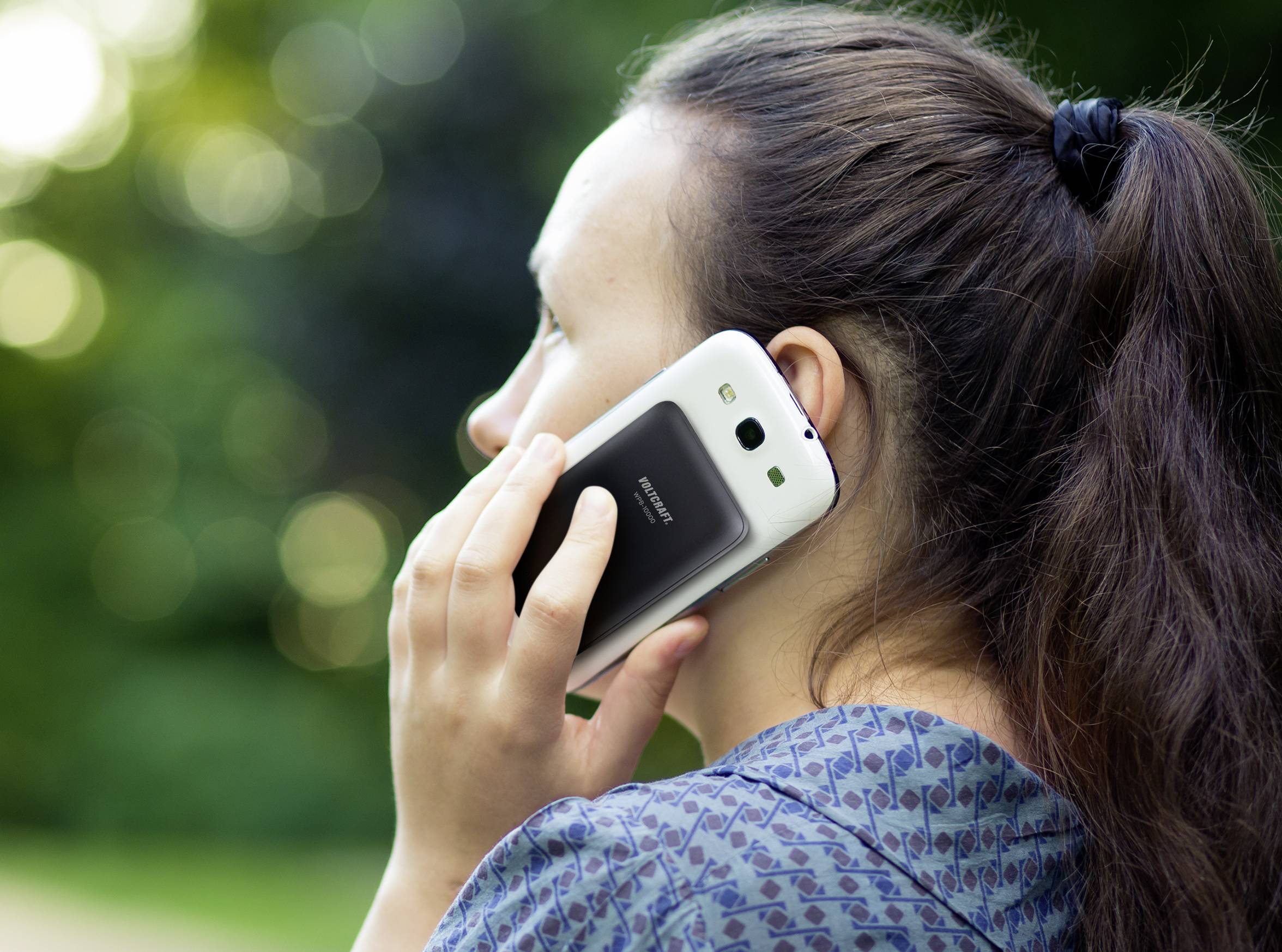 VOLTCRAFT VC-11015280 Wireless Powerbank 10000 mAh USB PD, Fast Charge LiPo Schwarz