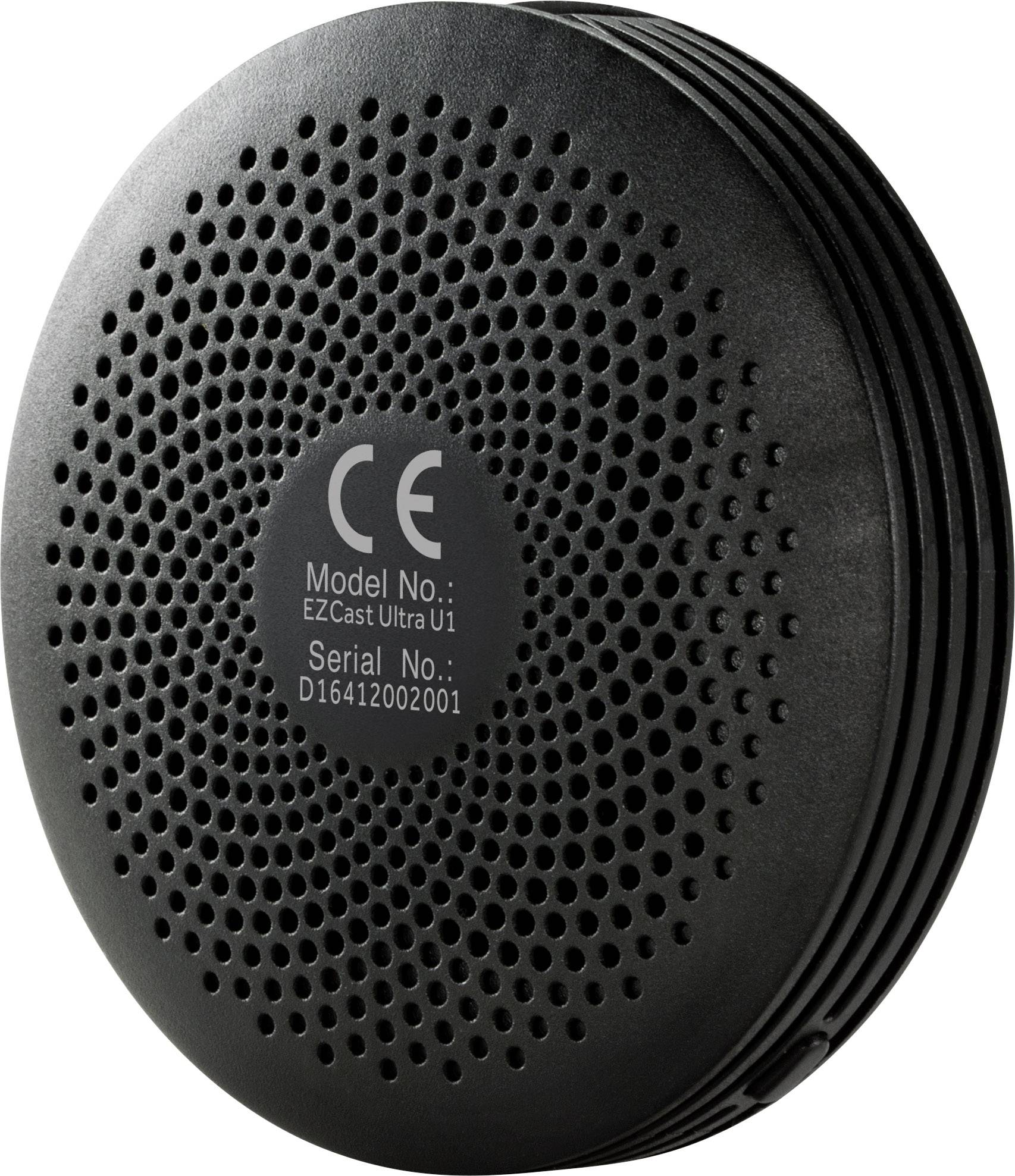 Renkforce Renkcast Streaming Mediaplayer 4K, HDR, AirPlay, DLNA, Miracast, mit Amazon Alexa steuerbar, mit Google Home steuerbar