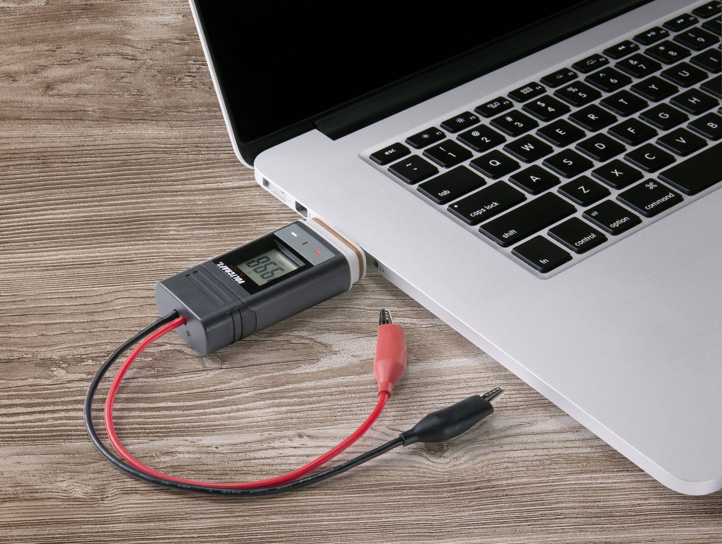 VOLTCRAFT VC-11015505 DL-250V Spannungs-Datenlogger Messgröße Spannung 0.01 bis 30V PDF Funktion, inkl. Wandhalterung