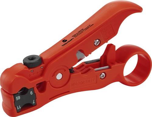 TO-6609318 HSK-4132 Abisolierzange Geeignet für Koaxialkabel, Rundkabel